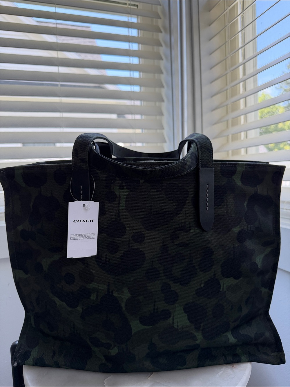 NWT Coach Tote With Camo Print and Rexy [sold out] - Picture 5 of 8